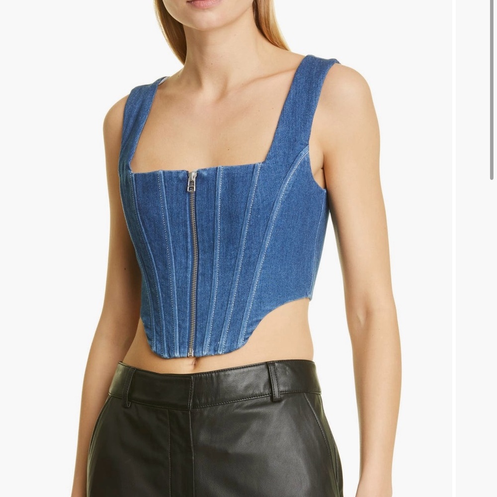 Staud Denim Top